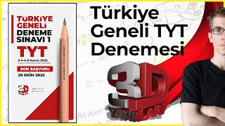 Türkiye Geneli TYT Deneme Sınavı Duyurusu 3D Yayınları [upl. by Albertina]