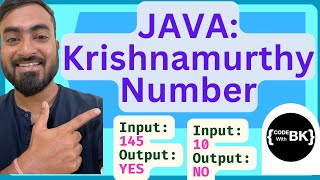 Krishnamurthy Number program in Java  Java programming for beginners [upl. by Fairlie47]