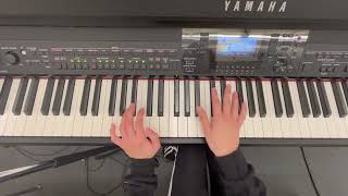 Goth Sidewalks amp Skeletons Piano Tutorial [upl. by Tterej]