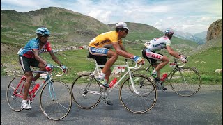 Le duel Indurain  Rominger lors de la 11ème étape du Tour 1993 entre Serre Chevalier amp Isola 2000 [upl. by Kirchner]