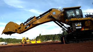 EXCAVATOR CATERPILLAR 6020B NEW  GROUND TEST AFTER ASSEMBLY [upl. by Eon141]