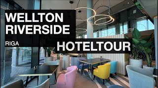 Wellton Riverside SPA Hotel Riga  Hoteltour [upl. by Bland750]