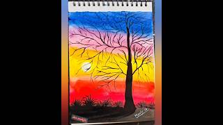 Water coloring painting tutorial for beginners art youtube fullvideo videos tutorial viral [upl. by Suilienroc]