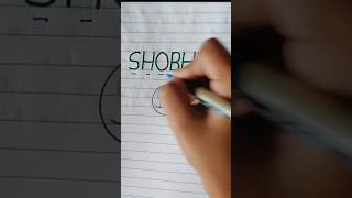 SHOBHIT name logo 🥰 shorts viralshorts logo trending [upl. by Ahsekam282]