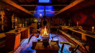 Calm Mead Hall ᛟᛉᚱᚹᛏ Viking Age ❖ Immersive Ambience ❖ Relaxation Sleeping Studying [upl. by Airres]