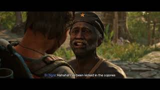 Far Cry 6 Dani meets El Tigre Lucky Mama and Lorenzo Canseco cutscene the legends [upl. by Coe358]