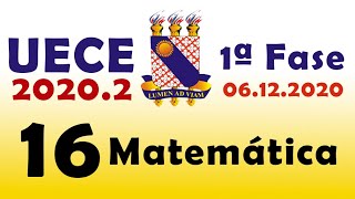 UECE 20202  Matemática  1ª Fase  Questão 16  A listagem infinita de números naturais [upl. by Nirad408]