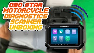 OBDSTAR MS80 Motorcycle Diagnostics Scanner Unboxing [upl. by Anivek908]