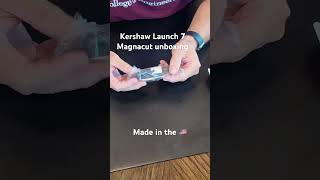 Unboxing Kershaw Launch 7 in Carbon Fiber amp Magnacut blade [upl. by Close10]