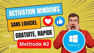 🔥 Comment ACTIVER Windows 10 11 GRATUITEMENT et SANS Logiciel EN 1 MIN Nouvelle méthode 2024 [upl. by Rhett]