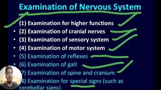 CNS Examination in Medicine  Higher Motor Functions  In Hindi [upl. by Adnirol974]