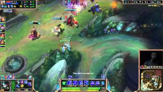 LoL Season 5 Placement Game 7  Akali Mid  League Of Legends [upl. by Fillander]