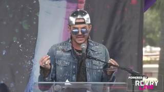 Adam Lambert Speaks At Resist March LA Pride [upl. by Theodosia]