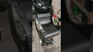 Salon chair in Hyderabad call ro WhatsApp 8919105438 hydraulic chair plus shampoo station [upl. by Leola179]