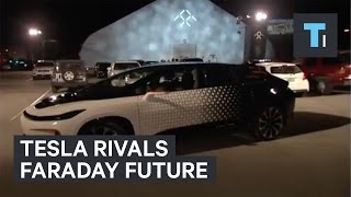 Tesla Rival Faraday Future Debuts The FF 91 [upl. by Clie]