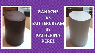 Covering a cake with Ganache and Buttercream [upl. by Leif]