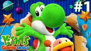 YOSHI IS TERUG   Yoshis Crafted World 1 [upl. by Aeslek]