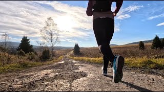 Bieszczady jesienią 2  do źródła Sanu tym razem biegowo 26102024 [upl. by Amekahs]