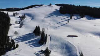 Skigebiet Stollenbach in 79254 OberriedZastler mit schönem Blick zum Feldberg [upl. by Anita1]