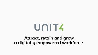 Unit4 PSO  Attract retain and grow a digitally empowered workforce video [upl. by Alam77]