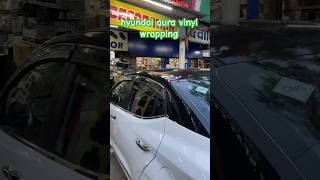 roof top vinyl wrap  roof black change my car roof vinyl wrapchange my car look by black vinyl [upl. by Stoller]