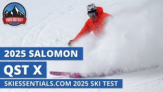 2025 Salomon QST X  SkiEssentialscom Ski Test Review [upl. by Ecerahs]