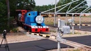 Real Life Thomas the Tank Engine at Edaville USA [upl. by Anatlus231]