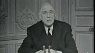 De Gaulle  Voeux du 31 décembre 1968 [upl. by Eiddet]