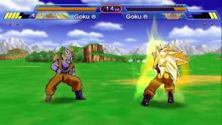 Dragon Ball Z Shin Budokai  PSP  Personagens  Gameplay [upl. by Anirbed772]