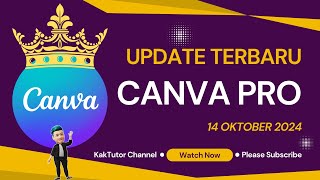 Cara Mendapatkan Akun Canva Pro 14 Oktober 2024  KakTutor [upl. by Burnaby]