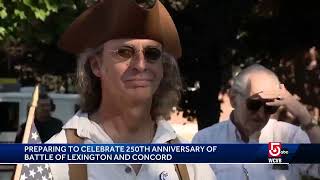 Lexington prepares for 250th anniversary of historic battle [upl. by Rhtaeh722]