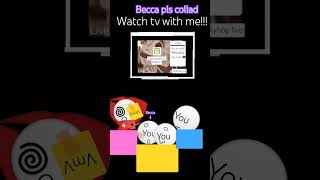 Watch TV with me Becca645off pls collab with me 😞💜 [upl. by Anaul]