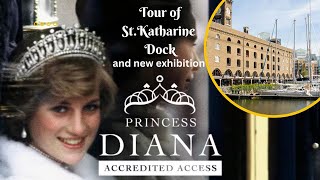 Tour of StKatharine Docks amp Princess Diana Exhibition [upl. by Assirrec862]