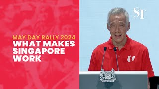 The next chapter of the Singapore story  May Day Rally 2024 [upl. by Lahtnero]