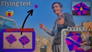 Making pari kite 1 tawa 🥰  Heavy design 🔥💯 kite flying 🪁 kites vlogs  AYAN VLOGS [upl. by Jaclyn]