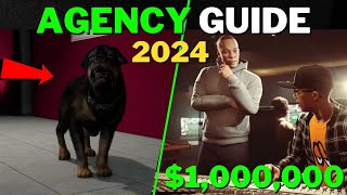 GTA ONLINE AGENCY GUIDE EXPLAINING HOW TO USE IT 2024 [upl. by Tibold]