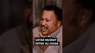 USTAD  NUSRAT FATEH ALI KHAN qawwali old memories ❤️qawwali nusratfatehalikhan viralshorts [upl. by Huxley]