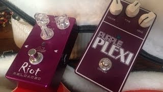 Lovepedal Purple Plexi VS Suhr Riot Reloaded [upl. by Uke]