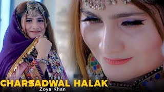 CHARSADWAL HALAK  Zoya Khan  Pashto New Song 2024  Presenting Zoya Khan Official [upl. by Comyns]