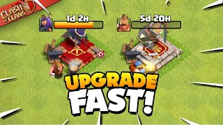 Secrets to Upgrade Heroes Fast Clash of Clans [upl. by Anilahs]