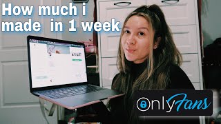 HOW MUCH I MADE ON ONLYFANS IN 1 WEEK WITH MY FEET SHOUTOUTS PROOF [upl. by Bonine365]