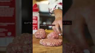 How To Make Smash Burgers Recipe Plus Sauce 🍔 shorts smashburger cookingtips [upl. by Wasson]