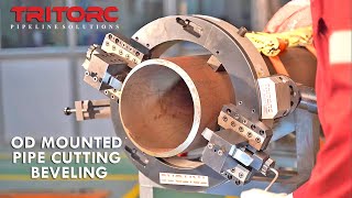 Tritorc  OD Mounted Pipe Cutting Beveling [upl. by Eardna]