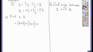 Scalar product of two vectors [upl. by Mirielle]