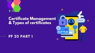 Certificate Management amp Types of certificates  PingFederate Complete course  PF 20 part 1 [upl. by Mariano]