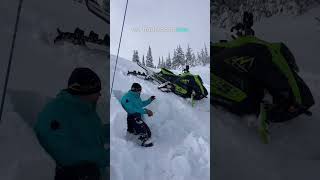 Revelstoke Snowpack Check snowmobile avalanche snopack [upl. by Kearney680]