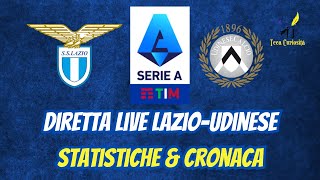 ⚪🔵 Lazio  Udinese ⚪⚫ in diretta live con statistiche e cronaca in tempo reale ⚽ 🥅 [upl. by Yaffit]