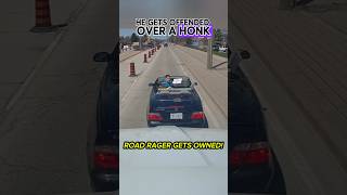 Enraged Driver Cuts Off Semi Truck  Road Rage [upl. by Maiocco]