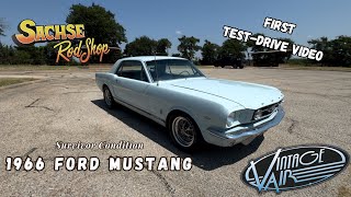 1966 Ford Mustang  Holley Sniper Review  Vintage Air Review  Test Drive [upl. by Jim423]