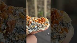 Wulfenite from China mineral crystals minerals gemstone [upl. by Nagirrek299]